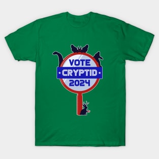 Vote Cryptid - outline version T-Shirt